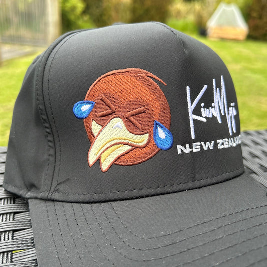 KiwiMoji LAUGHING Harley Cap