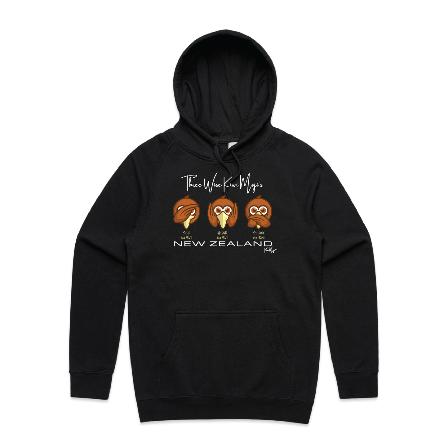 3 Wise KiwiMoji Unisex Hoodie
