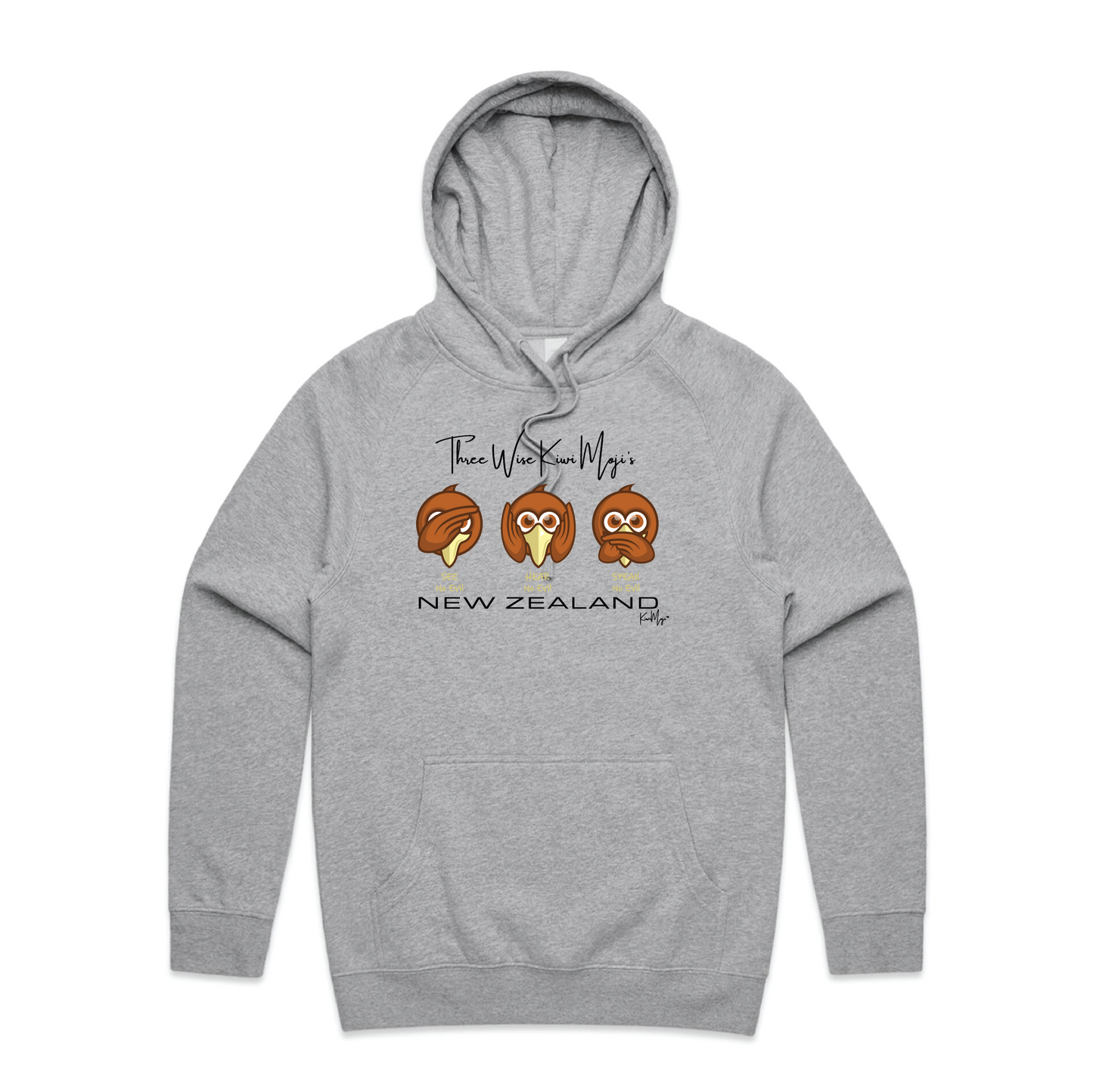 3 Wise KiwiMoji Unisex Hoodie