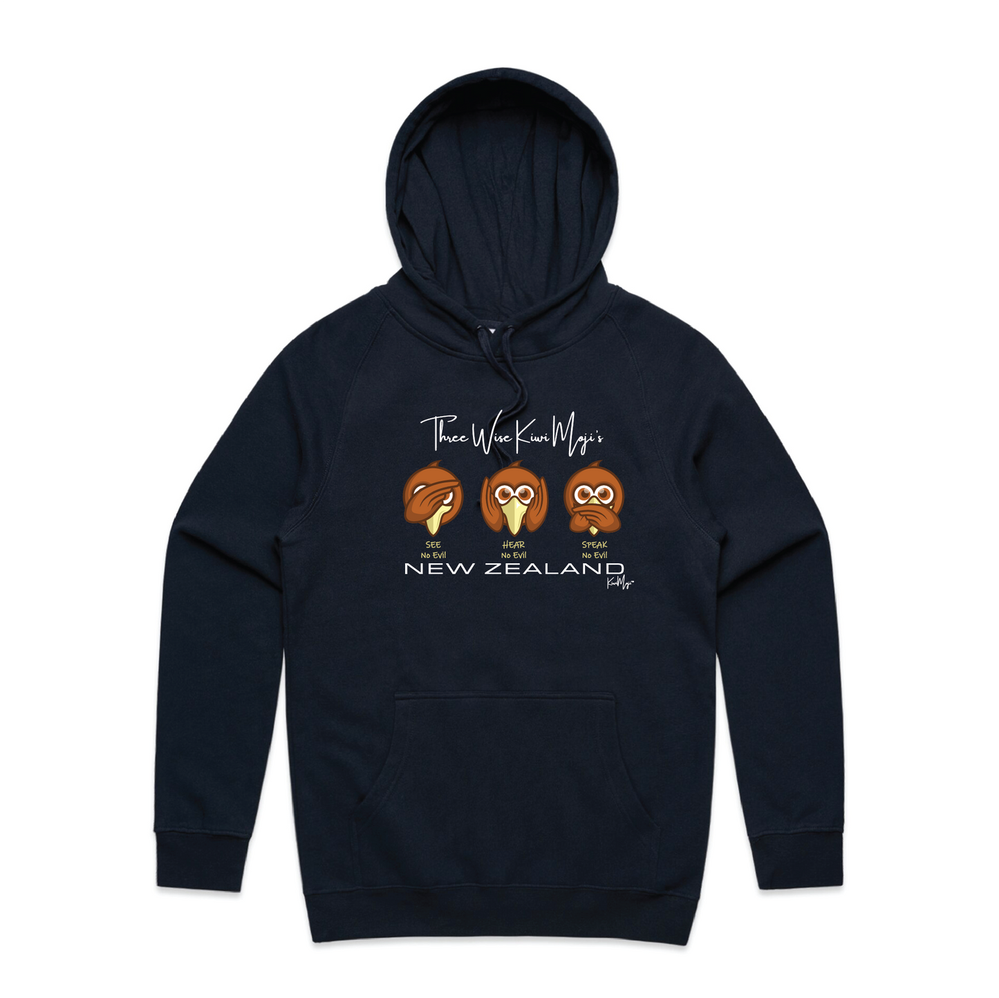 3 Wise KiwiMoji Unisex Hoodie