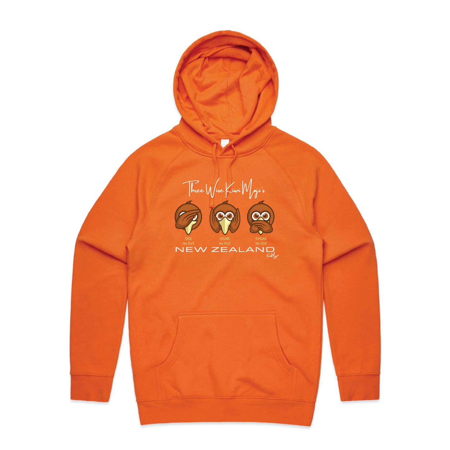 3 Wise KiwiMoji Unisex Hoodie