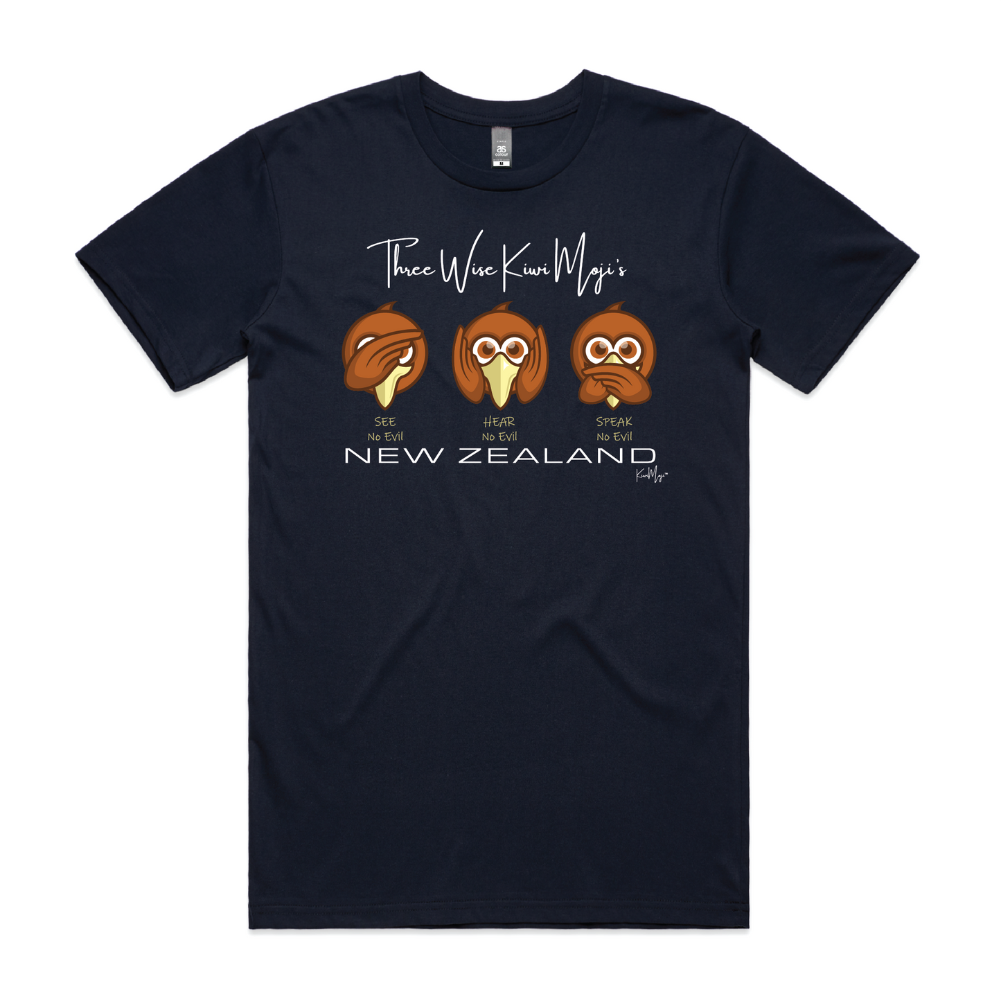3 Wise KiwiMoji Unisex Tee