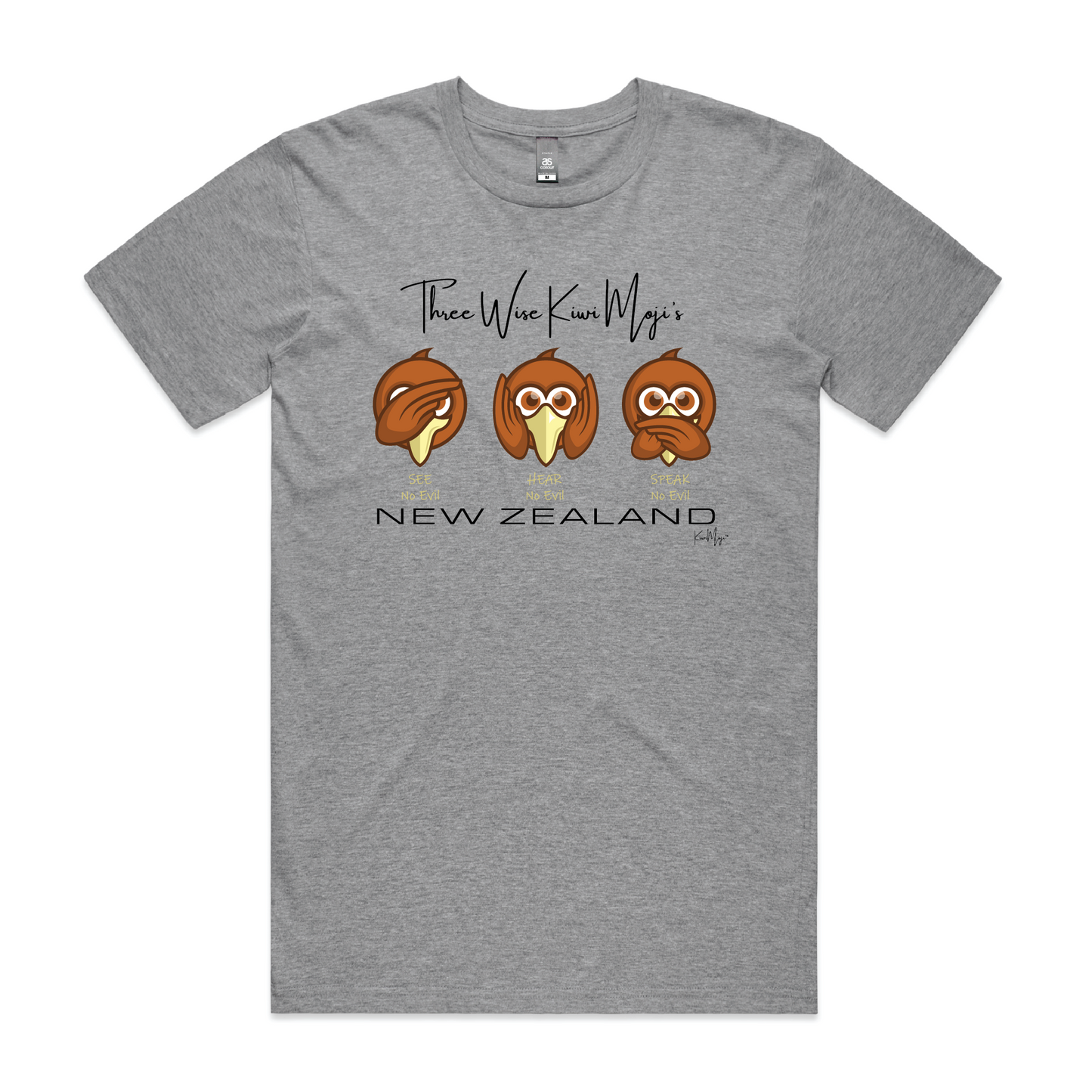 3 Wise KiwiMoji Unisex Tee