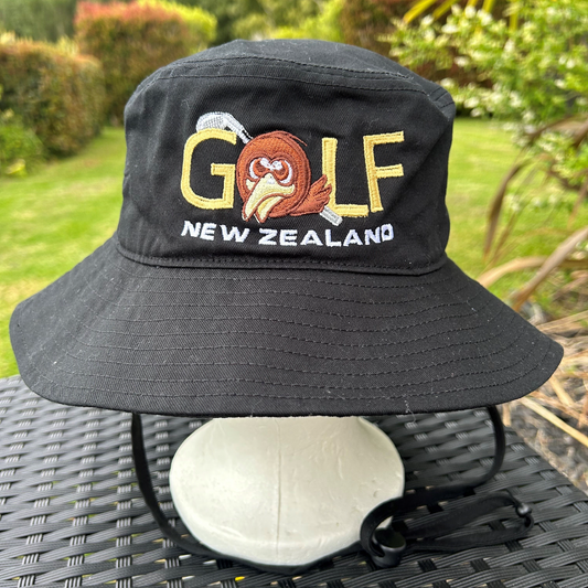 KiwiMoji GOLF Wide Brim Bucket Hat