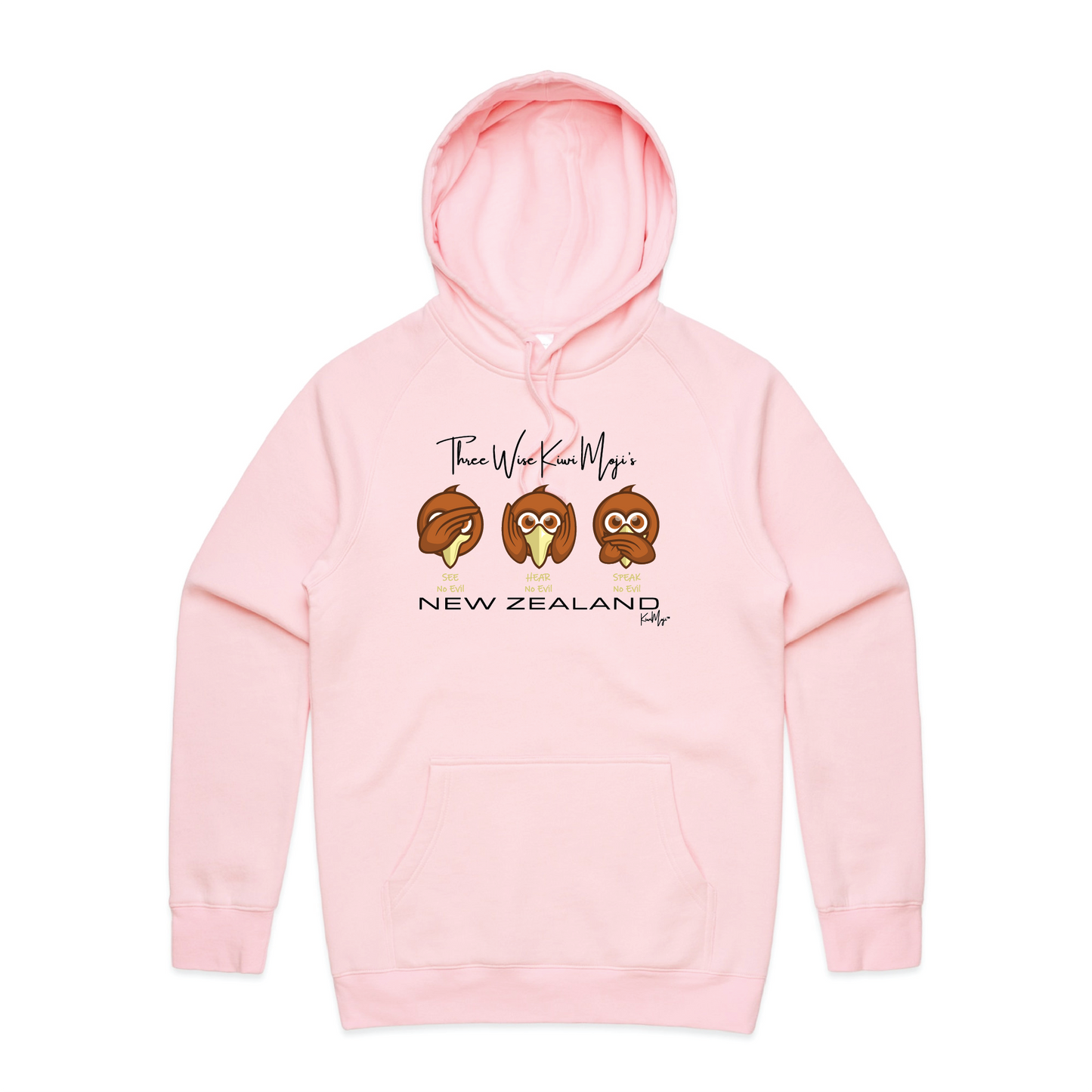 3 Wise KiwiMoji Unisex Hoodie