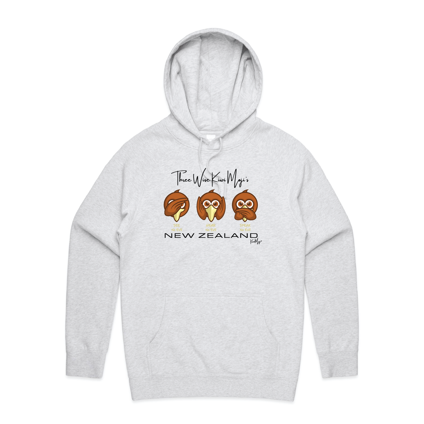 3 Wise KiwiMoji Unisex Hoodie